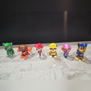 Paw Patrol‎ 6 Action PUPS Zuma Marshall Rubble Chase Skye